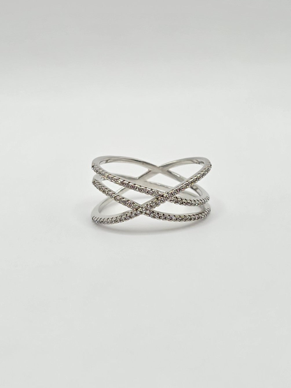 Silver 925 - Criss Cross Ring