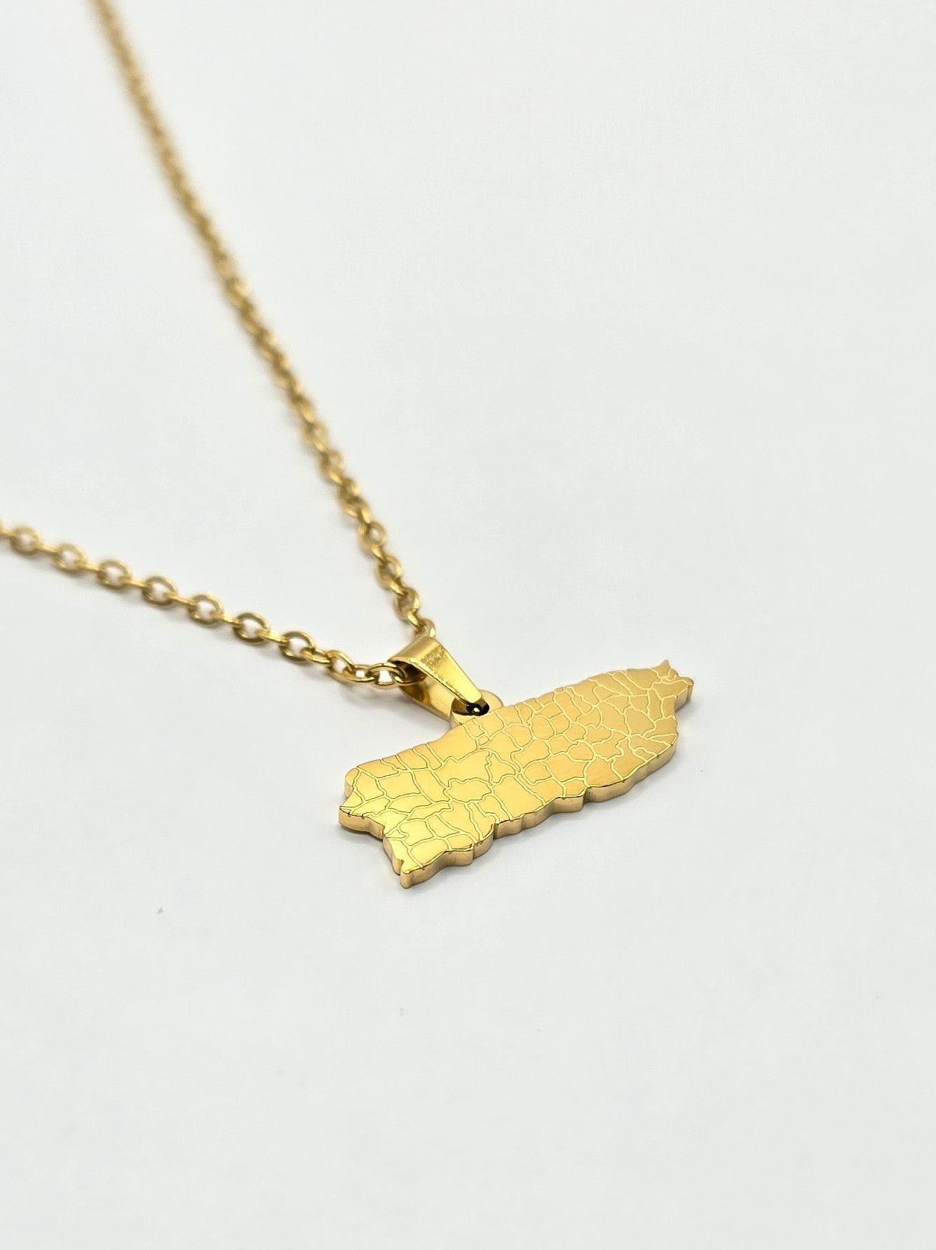PR - NECKLACE MAP GOLD