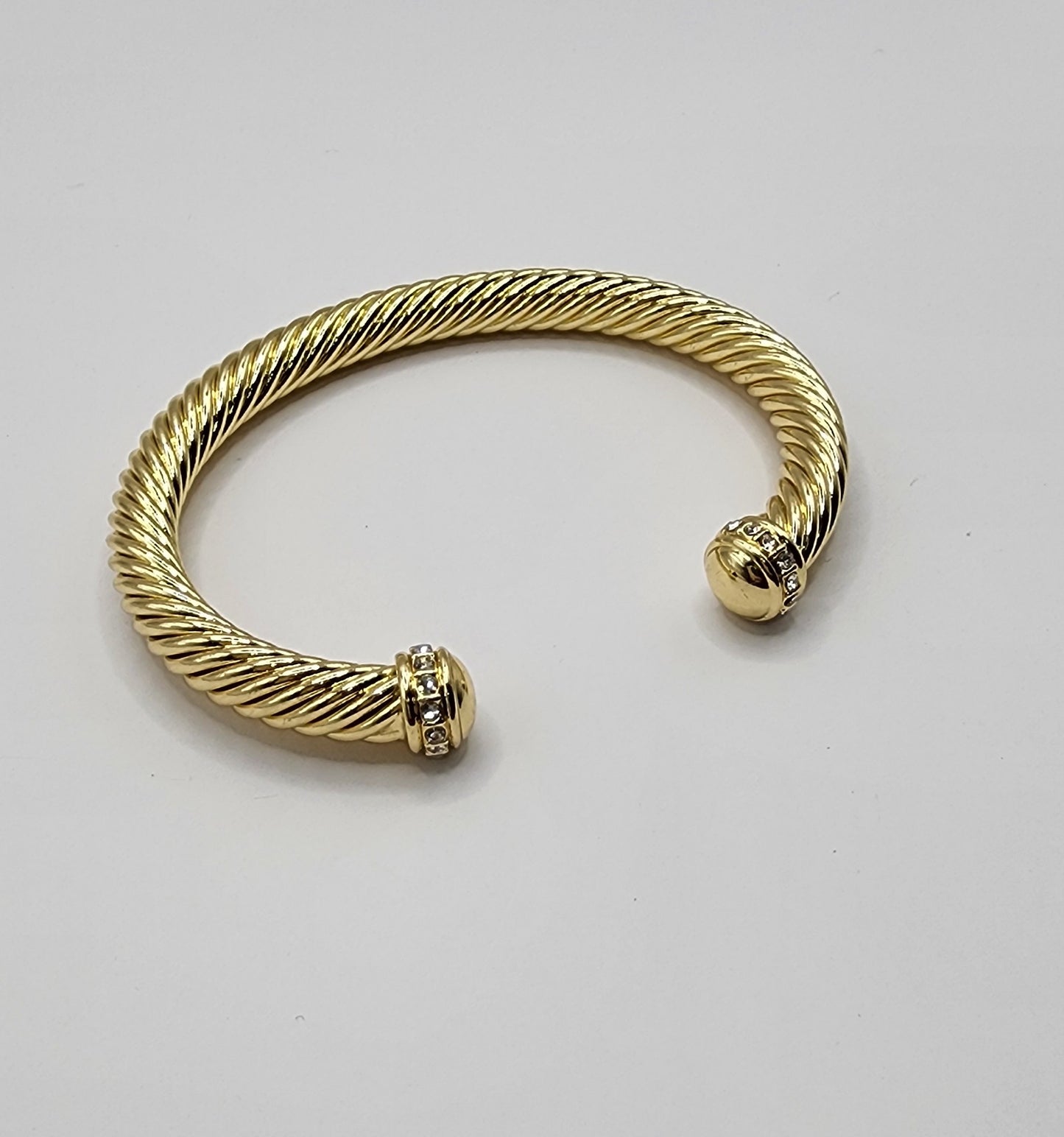 Zamara Gold Bracelet - Rhinestone