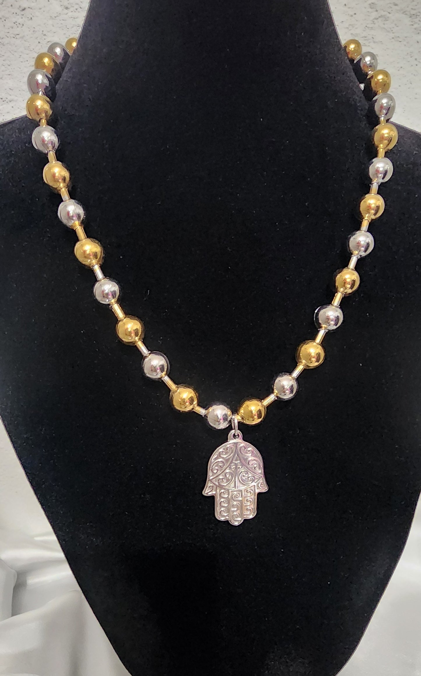 TERESA TWO TONE NECKLACE