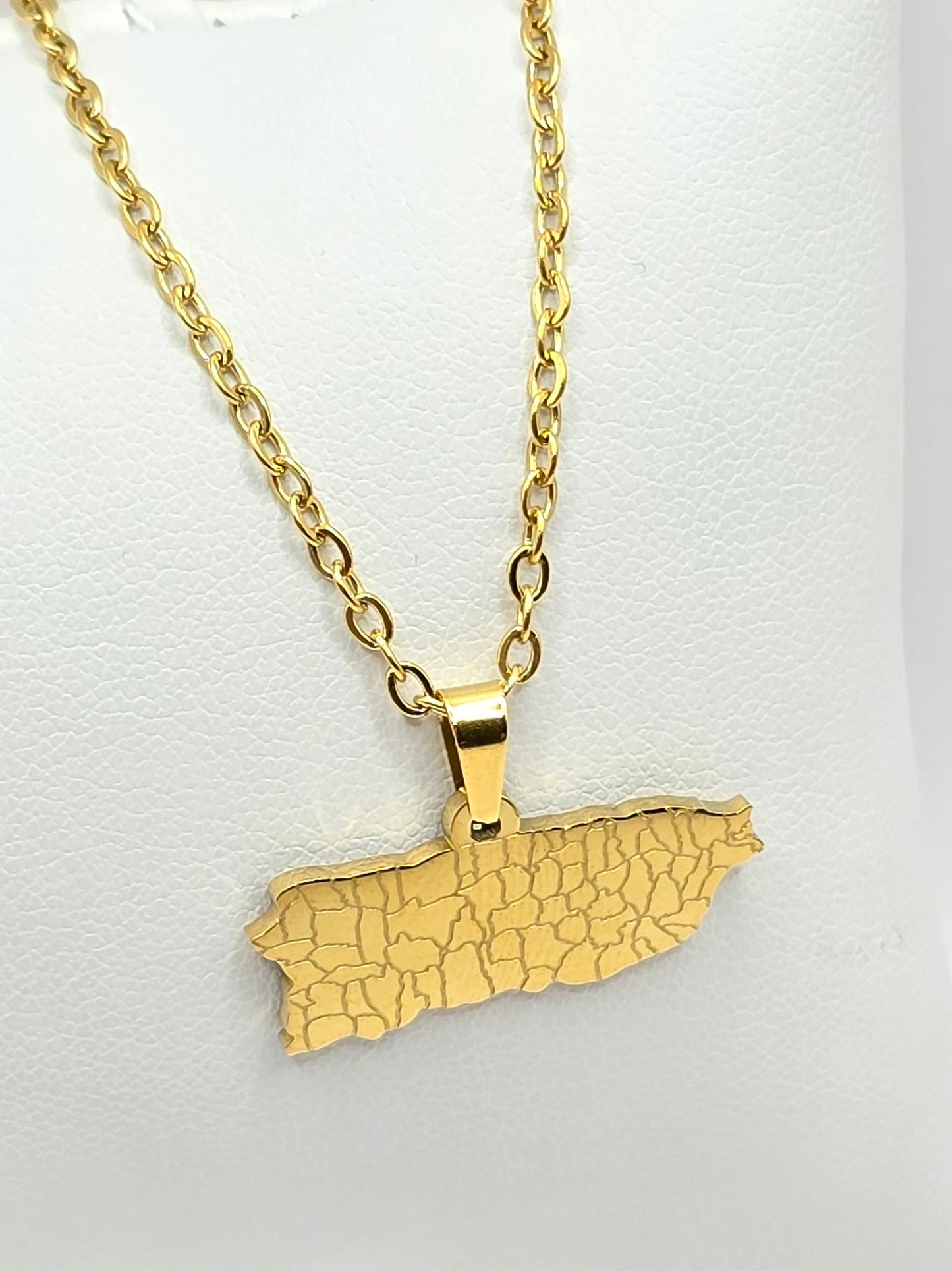 PR - NECKLACE MAP GOLD