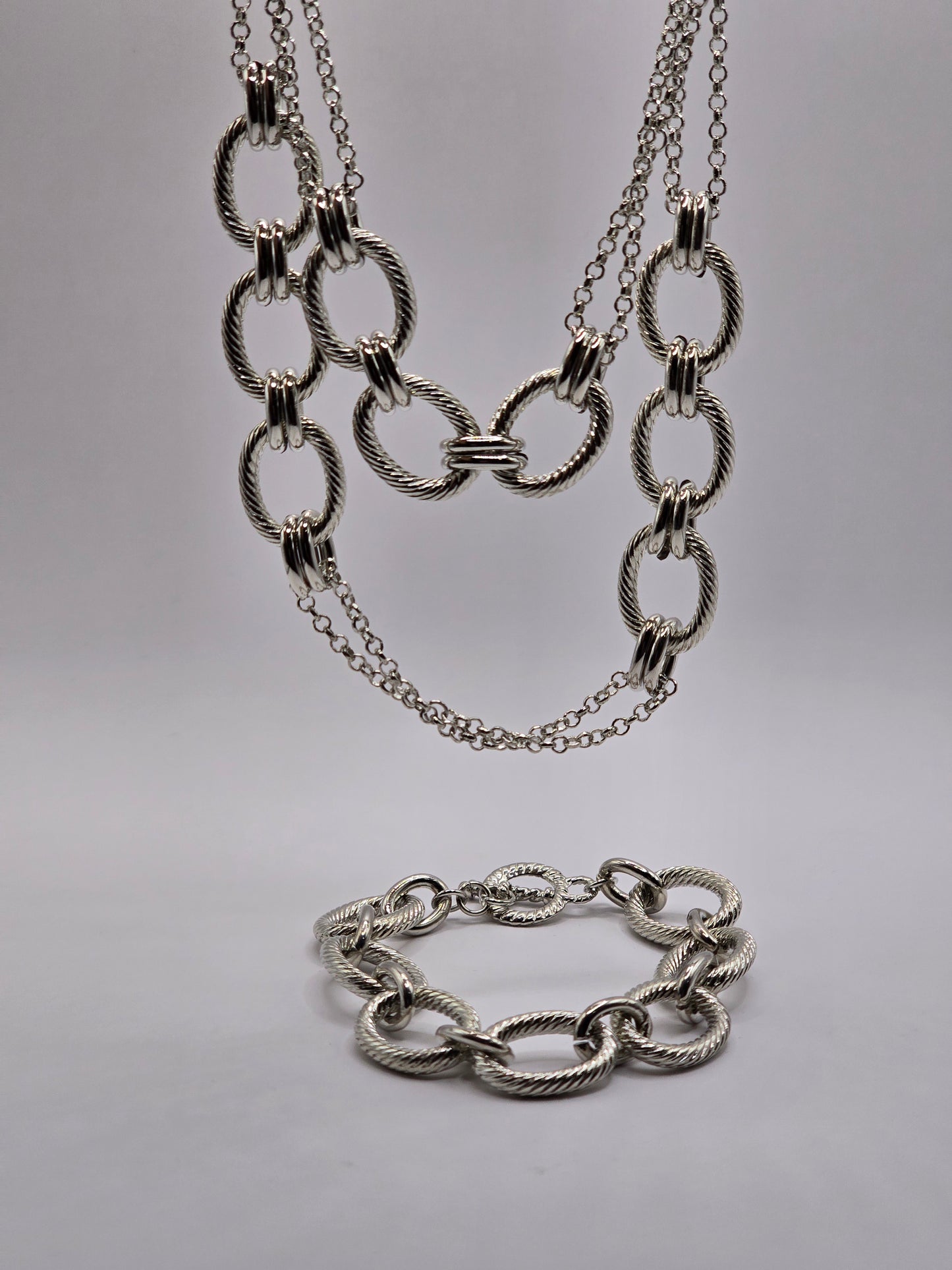 Blanca Silver Set
