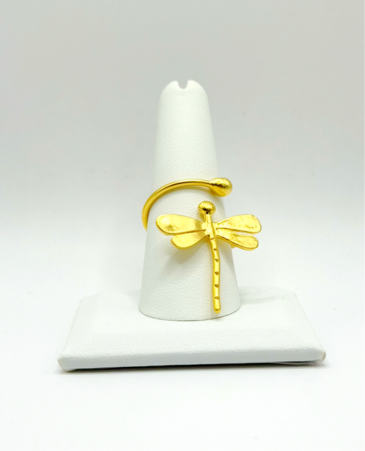 DRAGONFLY GOLD RING