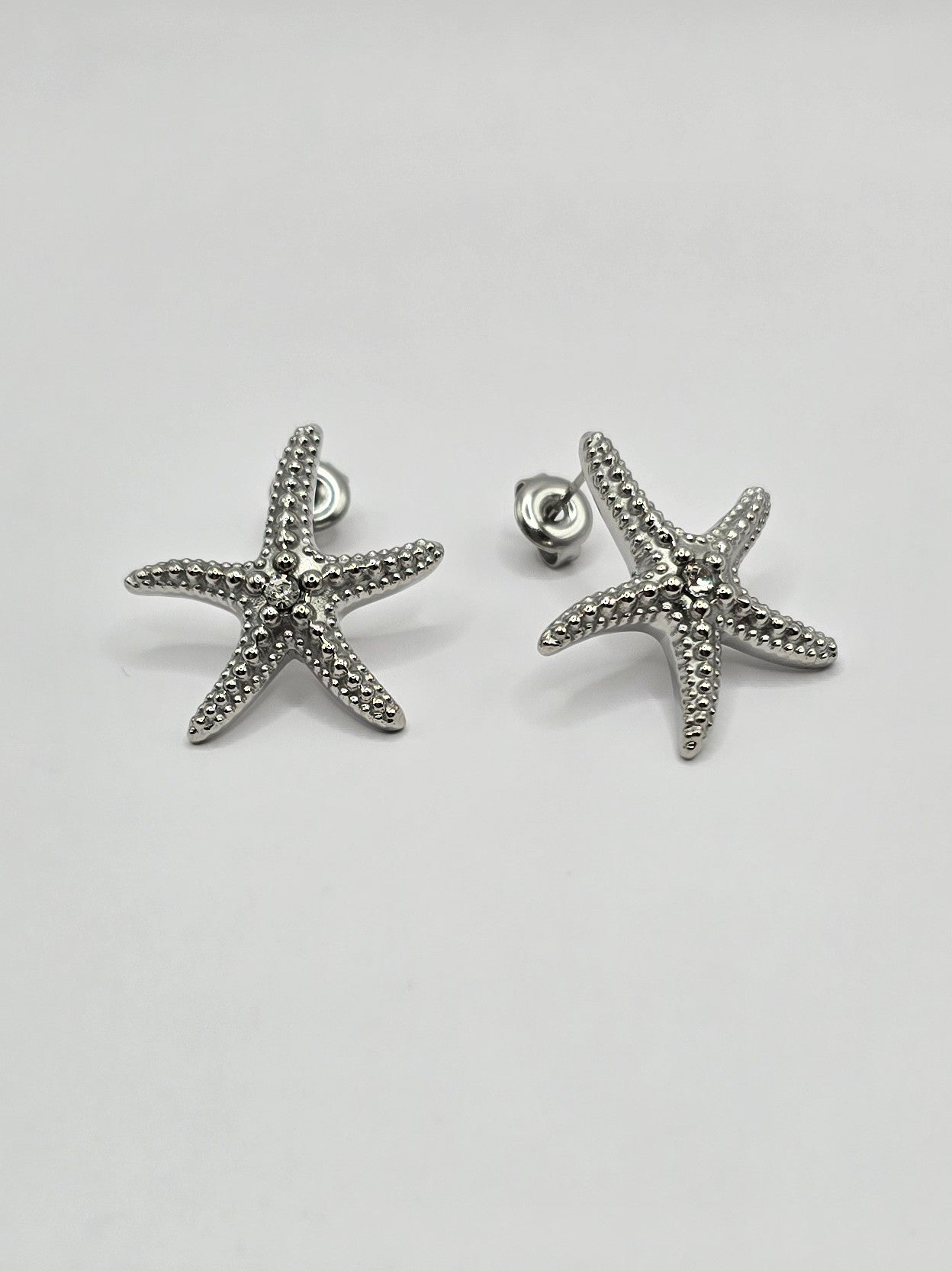 Starfish Silver Earrings