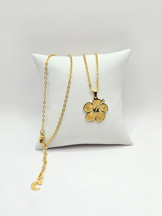 PR - FLOR DE MAGA GOLD NECKLACE