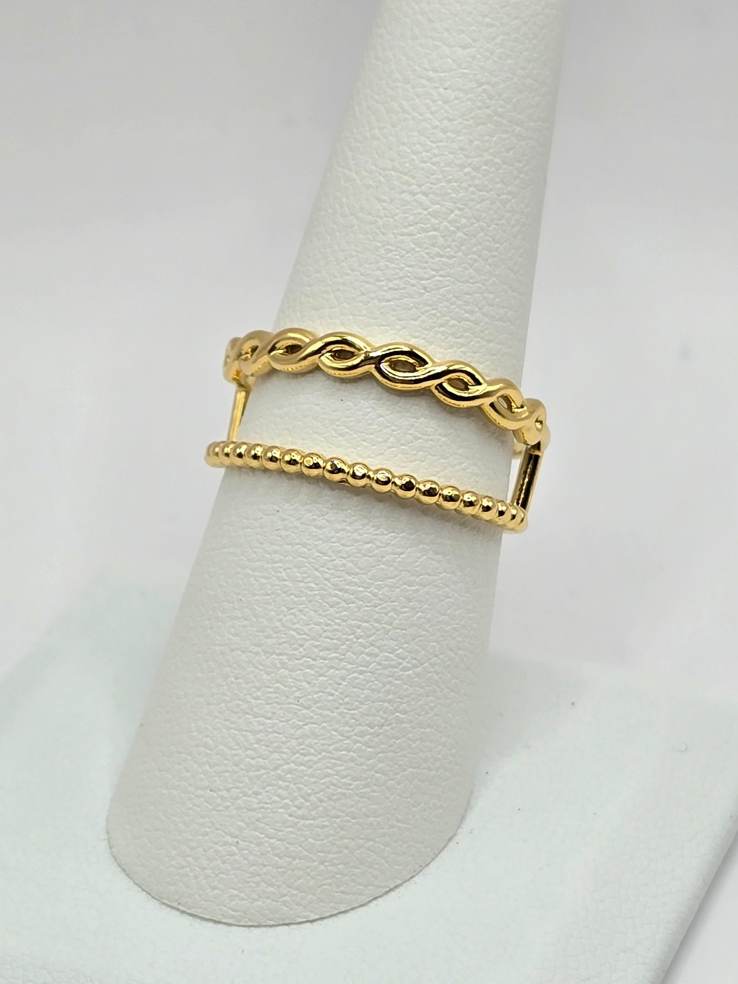 Ring / Gold / Sortija Trenza