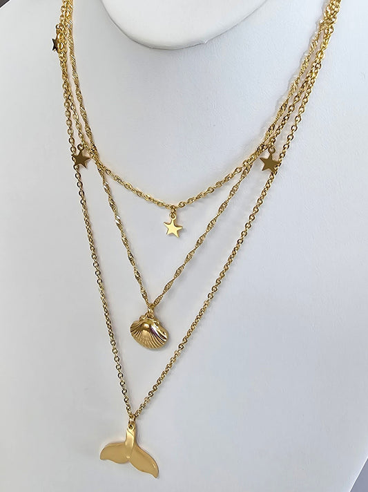 Arena Gold Necklace