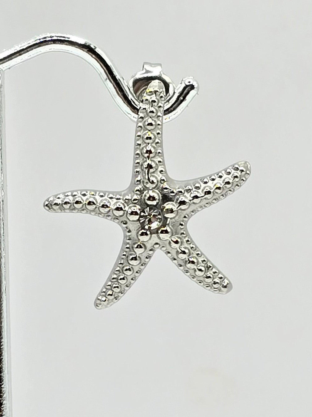 Starfish Silver Earrings