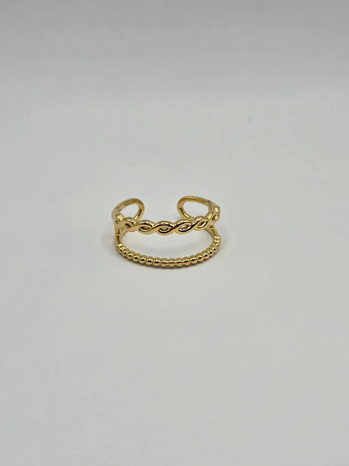 Ring / Gold / Sortija Trenza